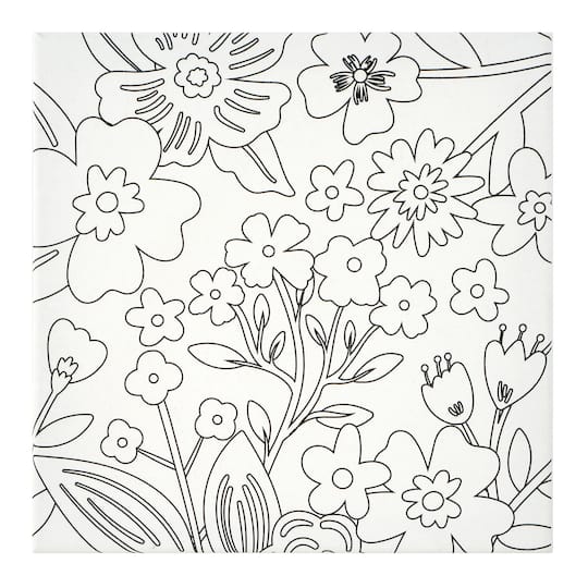 Flowers Canvas Painting Kit by Creatology™